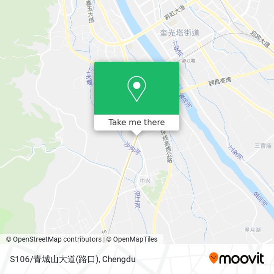 S106/青城山大道(路口) map