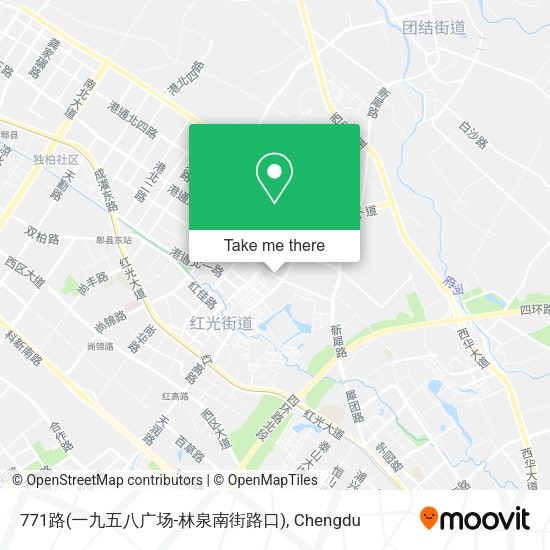 771路(一九五八广场-林泉南街路口) map