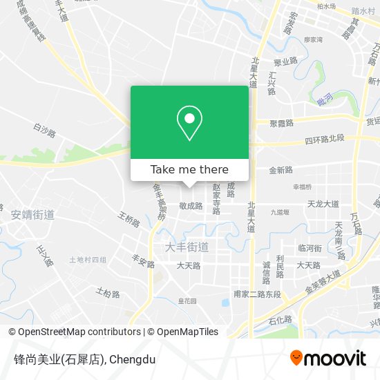 锋尚美业(石犀店) map