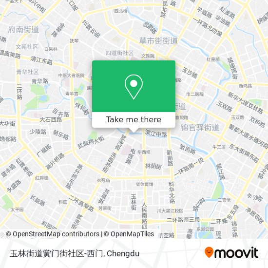 玉林街道黉门街社区-西门 map