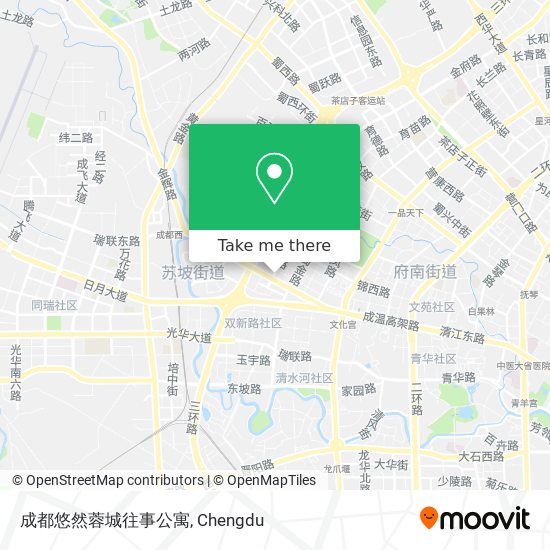 成都悠然蓉城往事公寓 map