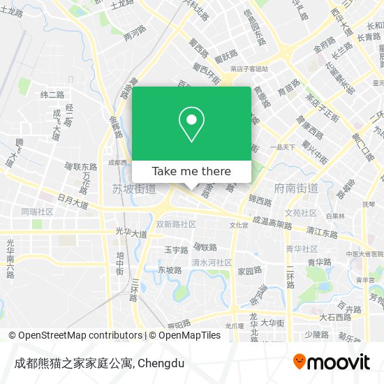 成都熊猫之家家庭公寓 map