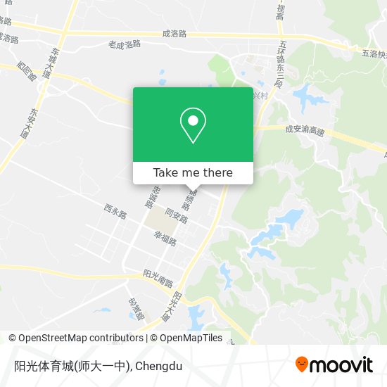 阳光体育城(师大一中) map