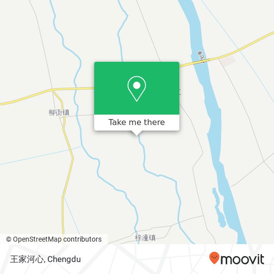 王家河心 map