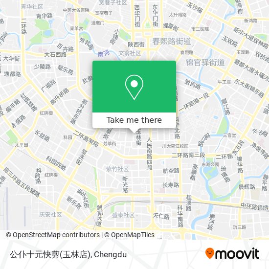 公仆十元快剪(玉林店) map