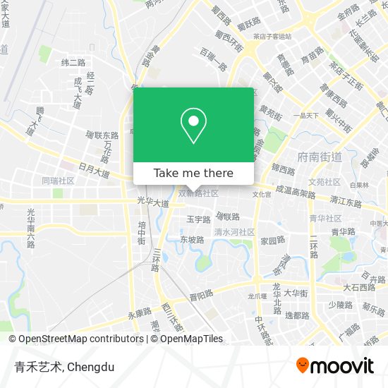 青禾艺术 map