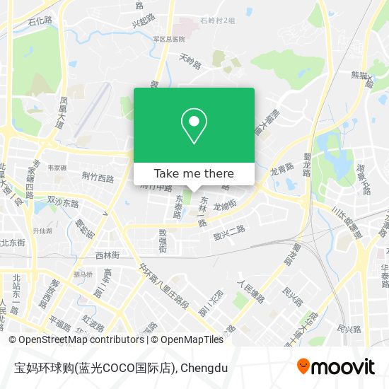 宝妈环球购(蓝光COCO国际店) map