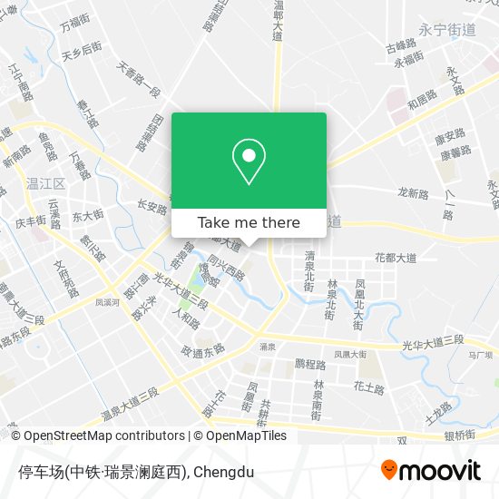 停车场(中铁·瑞景澜庭西) map