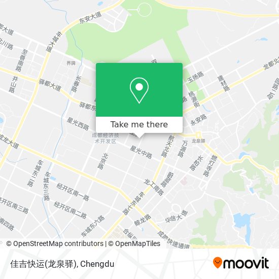 佳吉快运(龙泉驿) map
