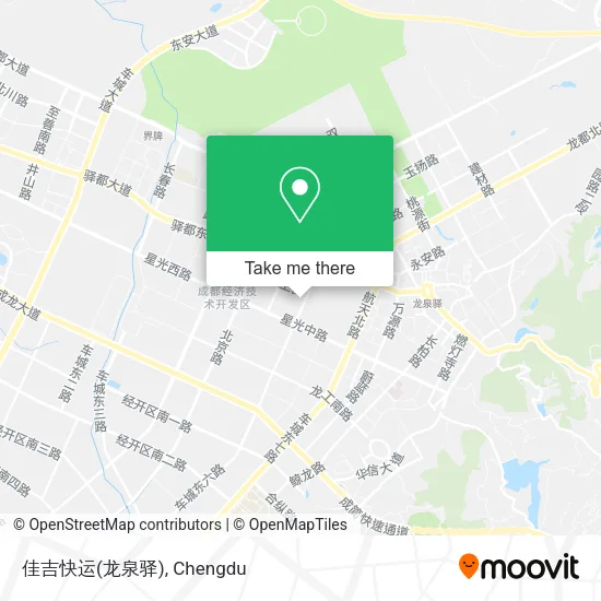 佳吉快运(龙泉驿) map