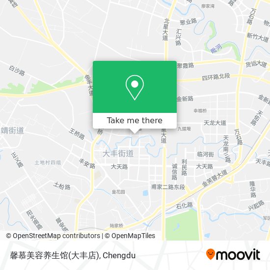 馨慕美容养生馆(大丰店) map