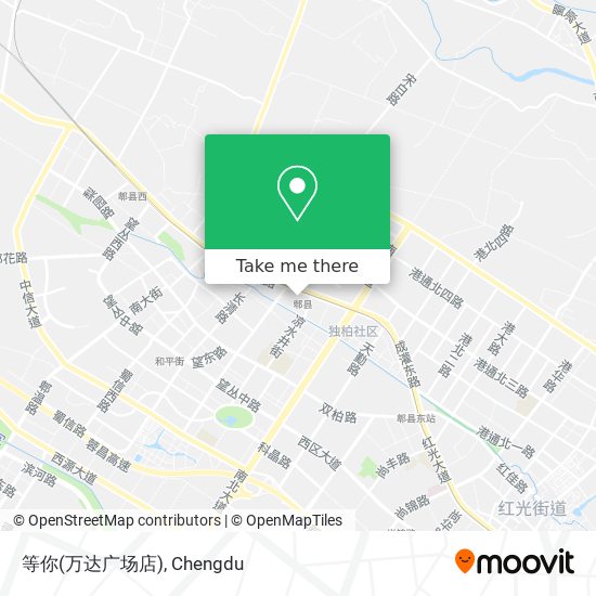 等你(万达广场店) map