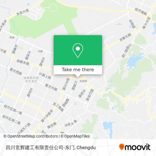 四川竞辉建工有限责任公司-东门 map