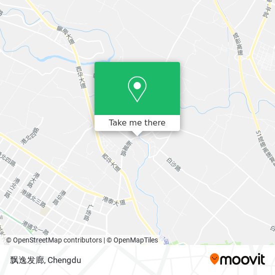 飘逸发廊 map