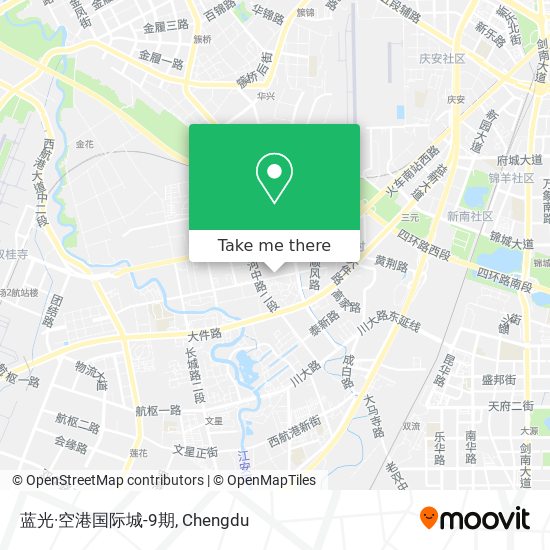 蓝光·空港国际城-9期 map