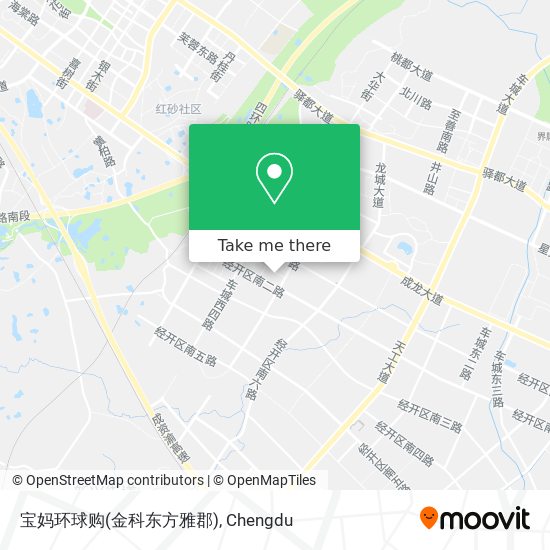 宝妈环球购(金科东方雅郡) map