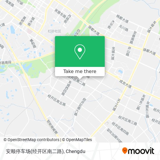 安顺停车场(经开区南二路) map
