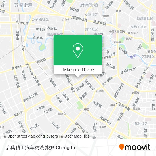 启典精工汽车精洗养护 map