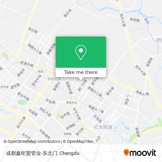 成都鑫钜盟管业-东北门 map