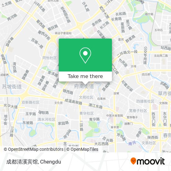 成都清溪宾馆 map