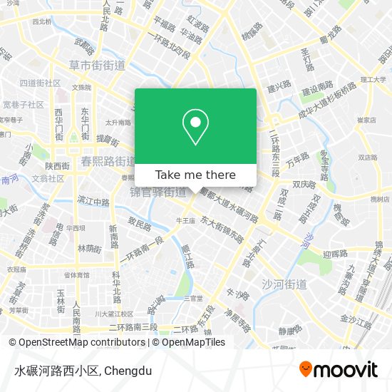 水碾河路西小区 map