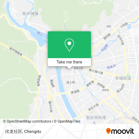 伏龙社区 map