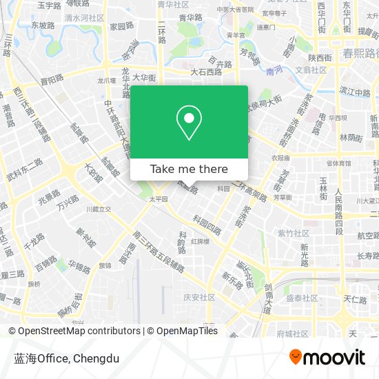 蓝海Office map