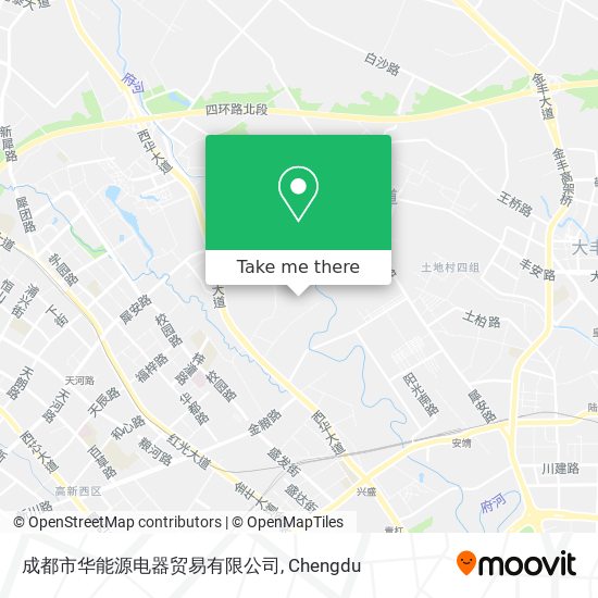 成都市华能源电器贸易有限公司 map