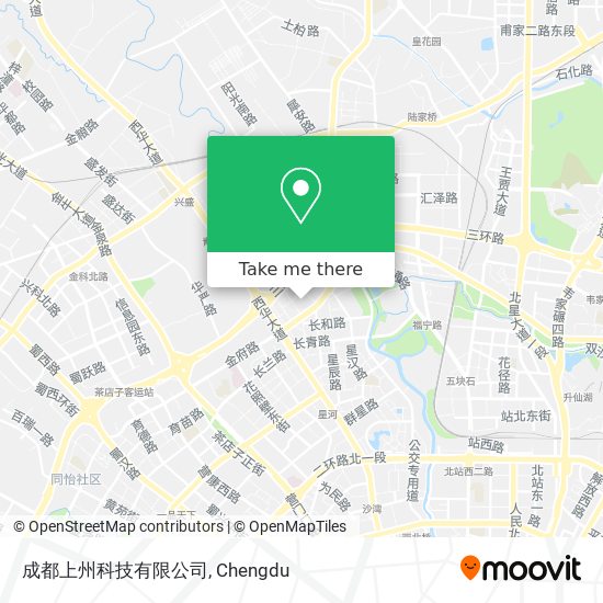 成都上州科技有限公司 map