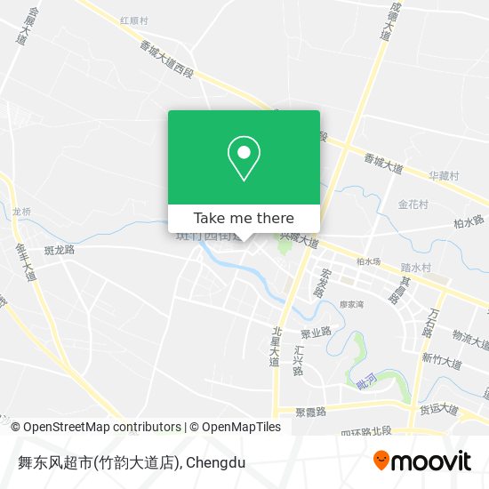 舞东风超市(竹韵大道店) map