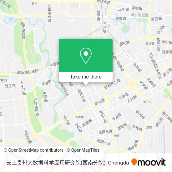 云上贵州大数据科学应用研究院(西南分院) map