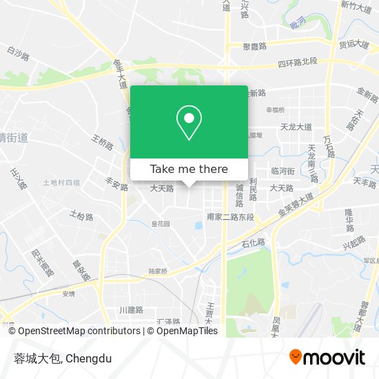 蓉城大包 map
