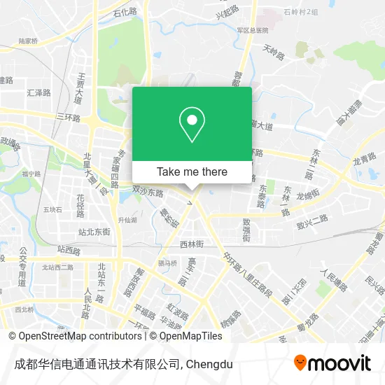 成都华信电通通讯技术有限公司 map