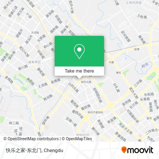 快乐之家-东北门 map