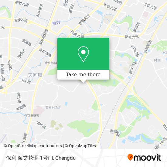 保利·海棠花语-1号门 map
