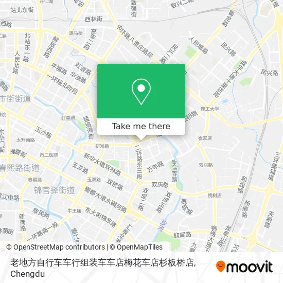 老地方自行车车行组装车车店梅花车店杉板桥店 map