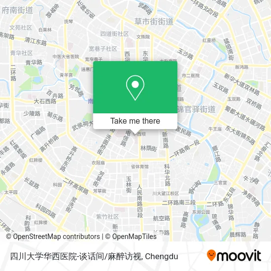 四川大学华西医院-谈话间/麻醉访视 map
