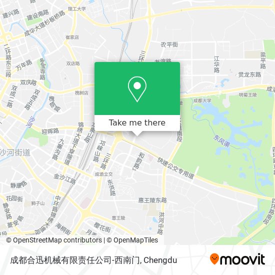 成都合迅机械有限责任公司-西南门 map