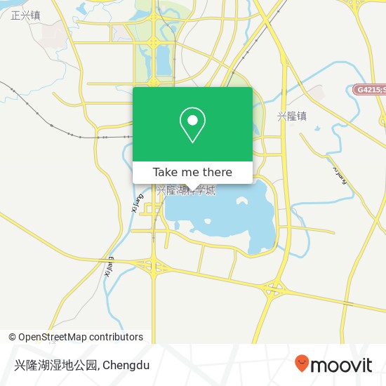 兴隆湖湿地公园 map