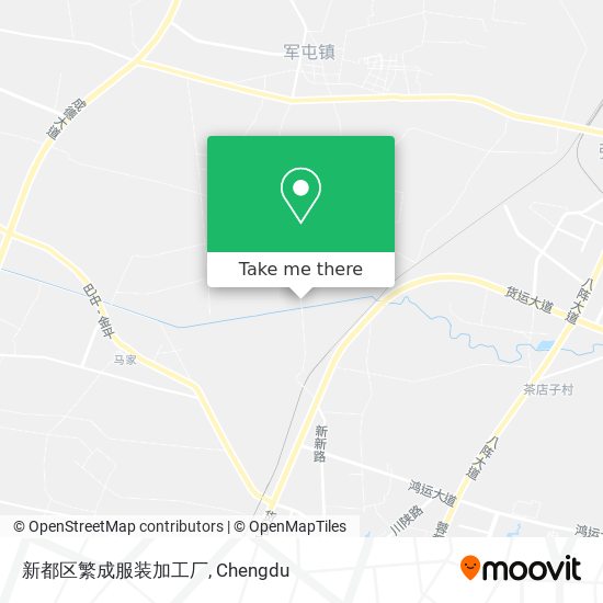 新都区繁成服装加工厂 map