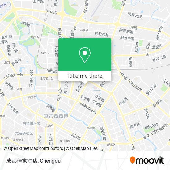 成都佳家酒店 map