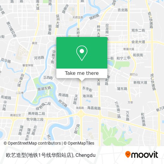 欧艺造型(地铁1号线华阳站店) map
