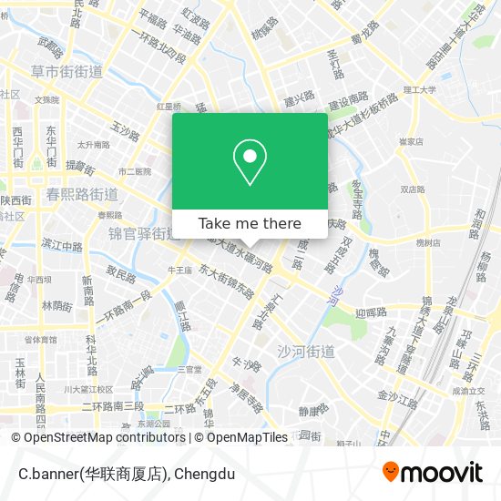 C.banner(华联商厦店) map