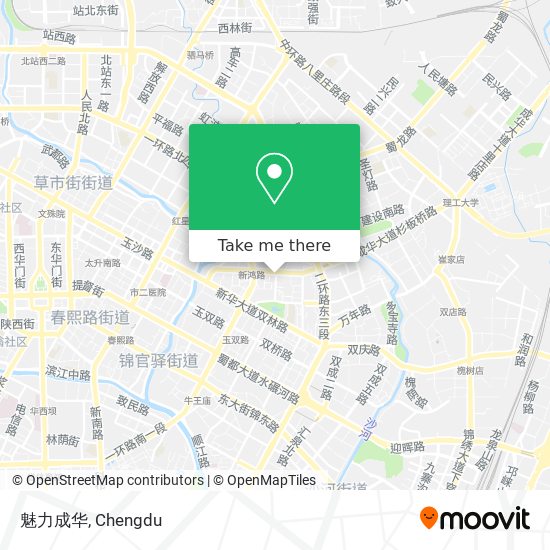 魅力成华 map