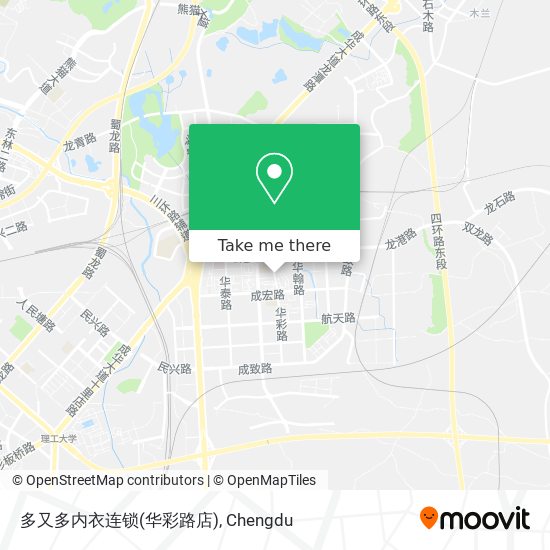 多又多内衣连锁(华彩路店) map