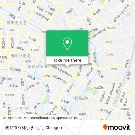 成都市双林小学-北门 map