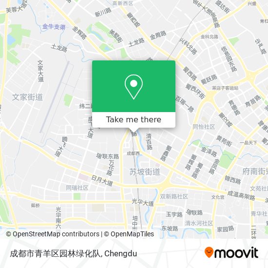 成都市青羊区园林绿化队 map