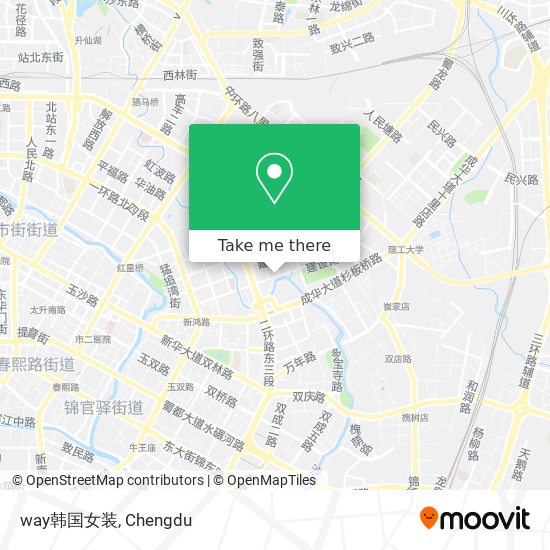 way韩国女装 map