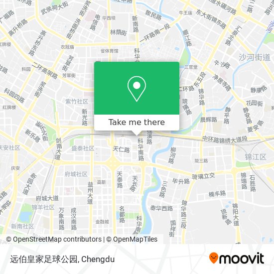 远伯皇家足球公园 map