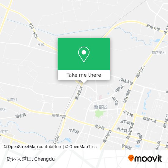 货运大道口 map